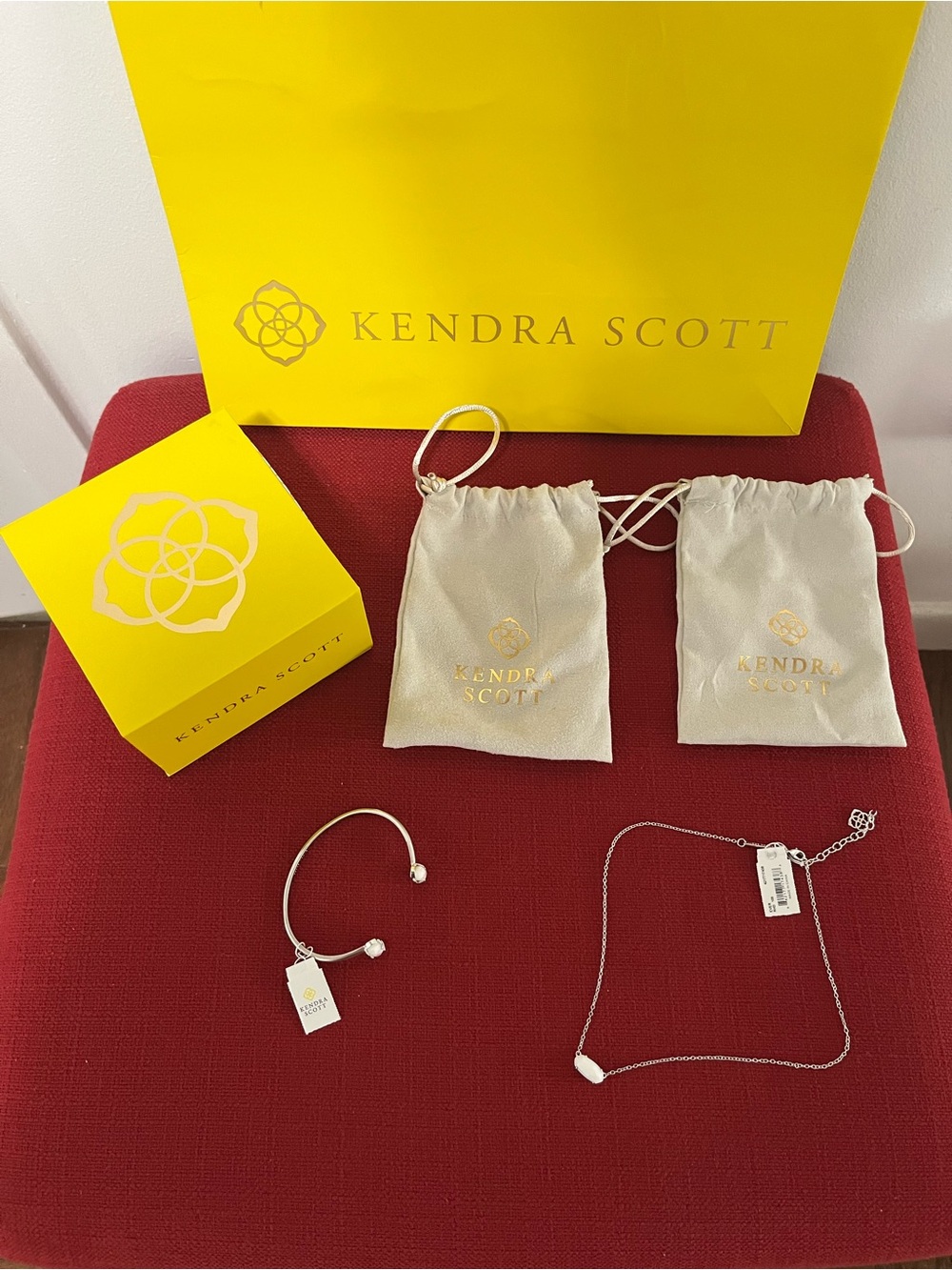 BNWT Kendra Scott Edie Cuff Bracelet & matching Necklace - Picture 2 of 4